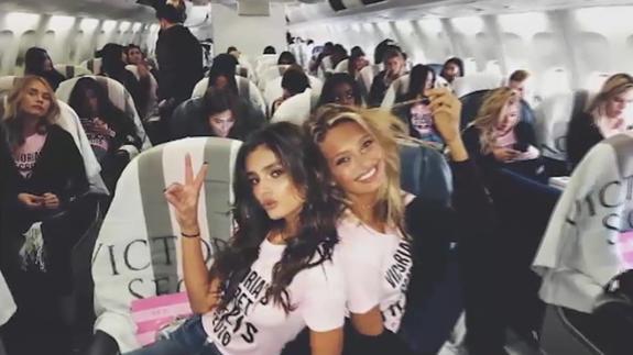 Los ángeles de Victoria's Secret ya están en París