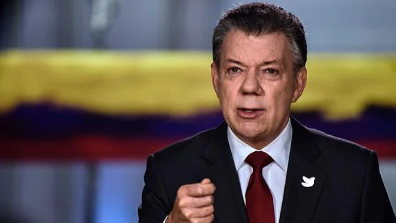 El presidente colombiano, Juan Manuel Santos. 