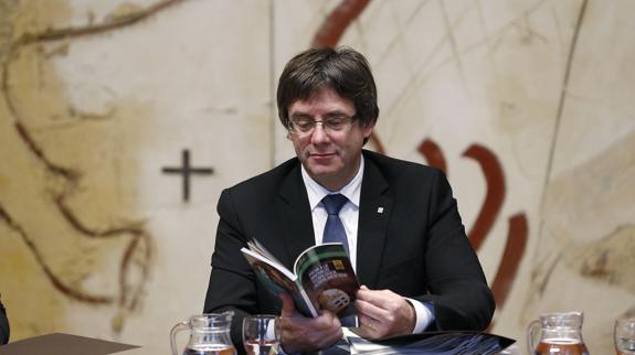 El presidente de la Generalitat, Carles Puigdemont.