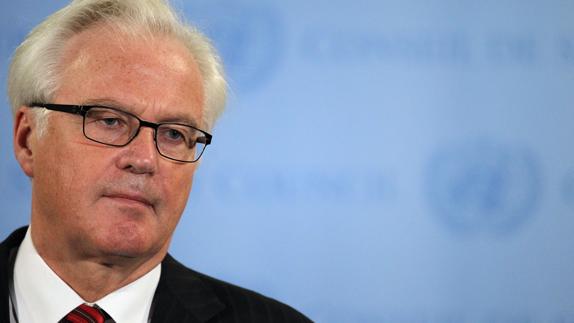 El embajador ruso para la ONU, Vitaly Churkin.