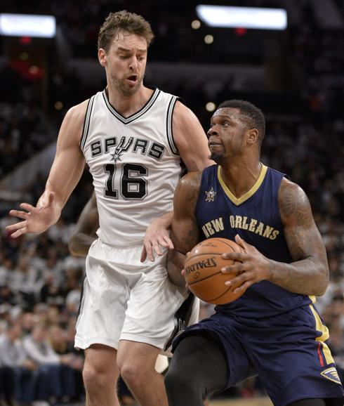 Pau Gasol, durante el partido. 