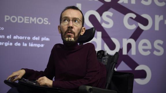 El secretario de Organización de Podemos, Pablo Echenique.