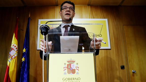 Nadal, en una rueda de prensa. 