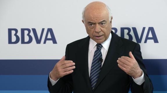 El presidente del BBVA, Francisco González.