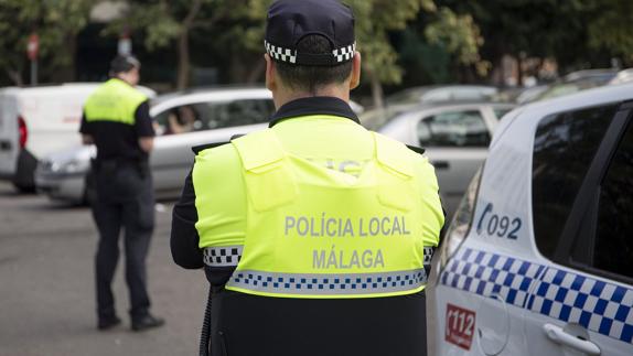 Un policía de Málaga.