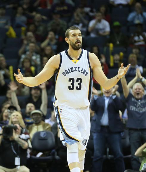 Marc Gasol, durante un partido. 