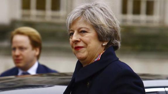 La primera ministra británica, Theresa May.