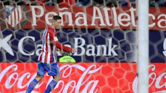 Torres, tras marcar al Leganés. 