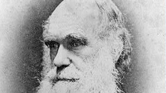 Retrato de Charles Darwin.