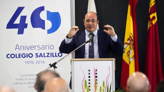 El presidente del Ejecutivo murciano, Pedro Antonio Sánchez.