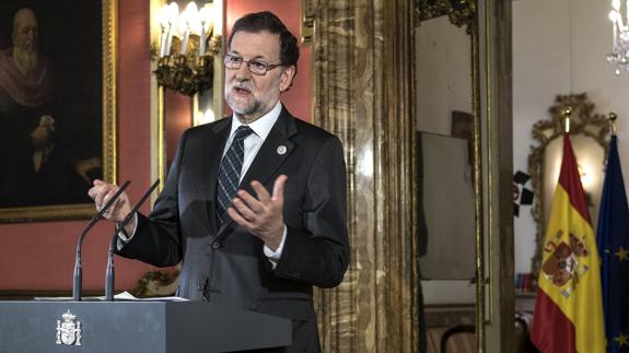 Mariano Rajoy en Roma.