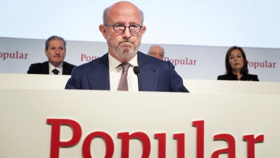 El presidente del Banco Popular, Emilio Saracho. 