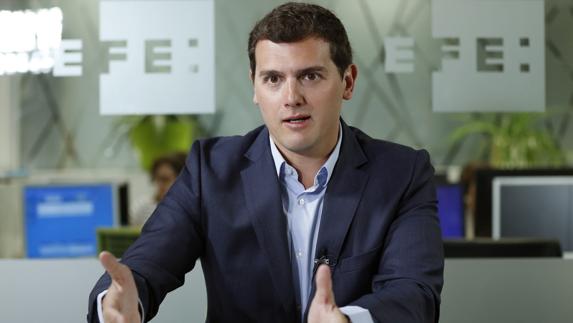 El presidente de Ciudadanos, Albert Rivera.