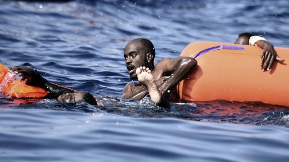 Rescate en el Mediterráneo.