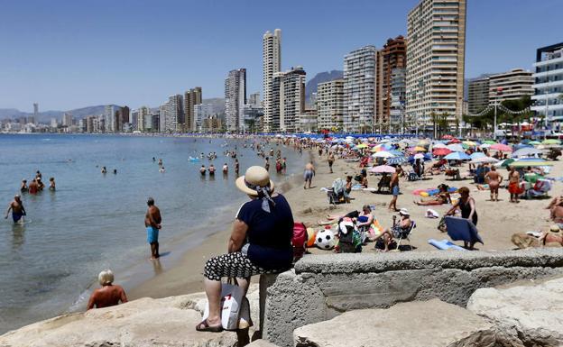 Playa de Benidorm.