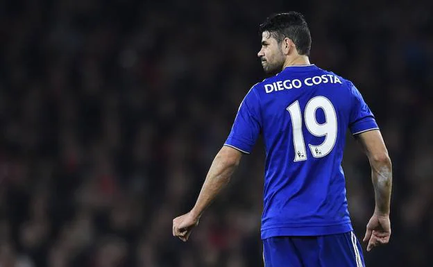 Diego Costa, con el Chelsea. 