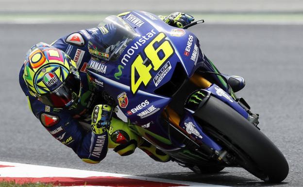 Valentino Rossi, en Montmeló. 