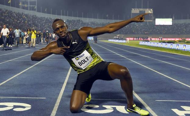 Bolt, durante un evento. 