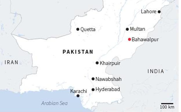 La explosión ha tenido lugar en Bahawalpur.