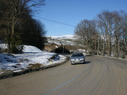 Estado de la carretera entre Bolmir y Arija./ J. L. Sardina