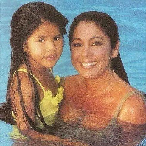 Chabelita e Isabel Pantoja, cuando ambas mantenían una buena relación.