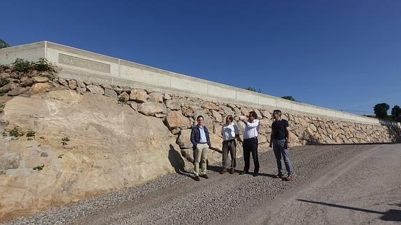 Esta mañana el consejero de Obras Públicas ha visitado las obras.