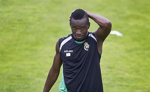 Koné, durante uno de los últimos entrenamientos.