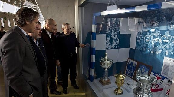 El módulo del Grupo Deportivo Teka, en el Palacio de Deportes de Santander.