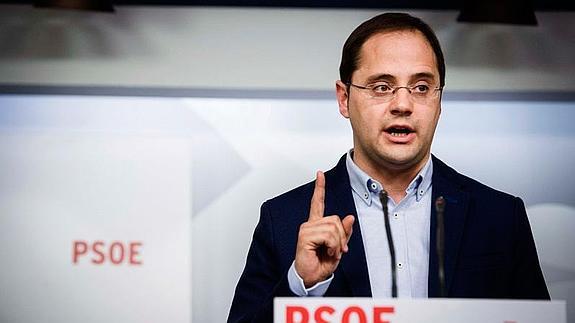 César Luena, secretario de Organización del PSOE.