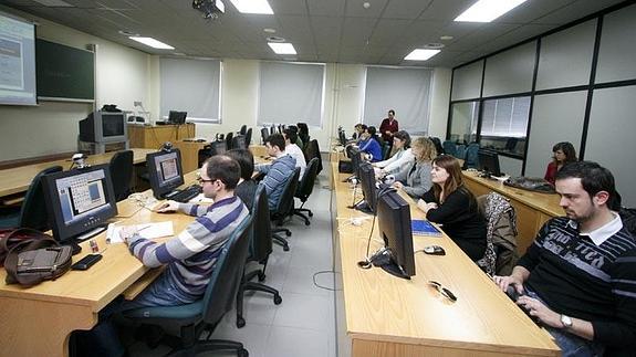 Aula del Centro de Formación en Nuevas Tecnologías de la UC.
