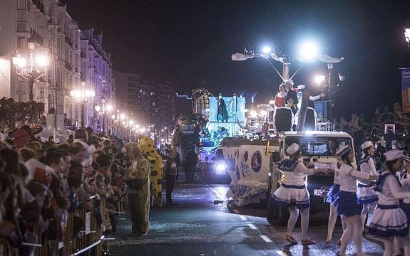 Cabalgata de reyes de Santander.