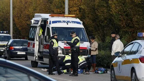 El último accidente mortal de 2015 se produjo en Torrelavega el pasado mes de diciembre.