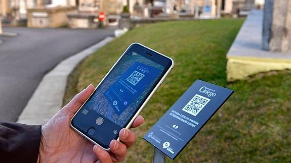 La app permite al usuario conocer el cementerio vía código QR