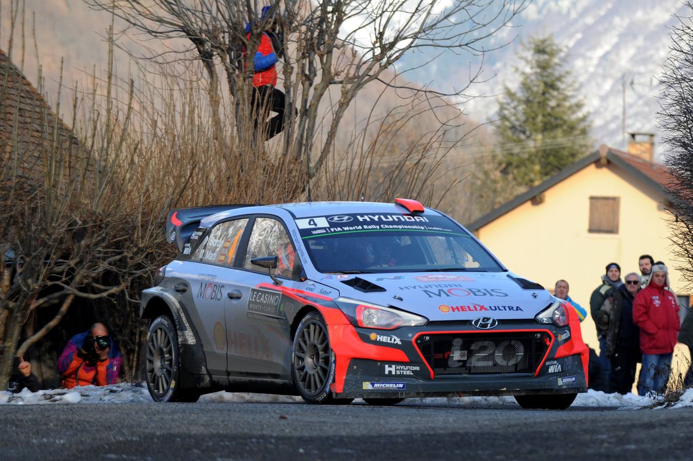 Dani Sordo, en una especial del Rally de Montecarlo.