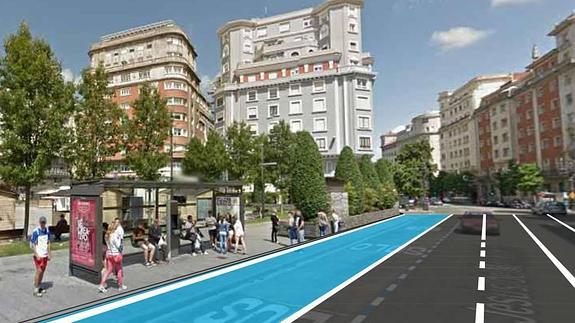 Los ciclistas piden al Ayuntamiento que el Metro-Tus proteja a los usuarios de la bici