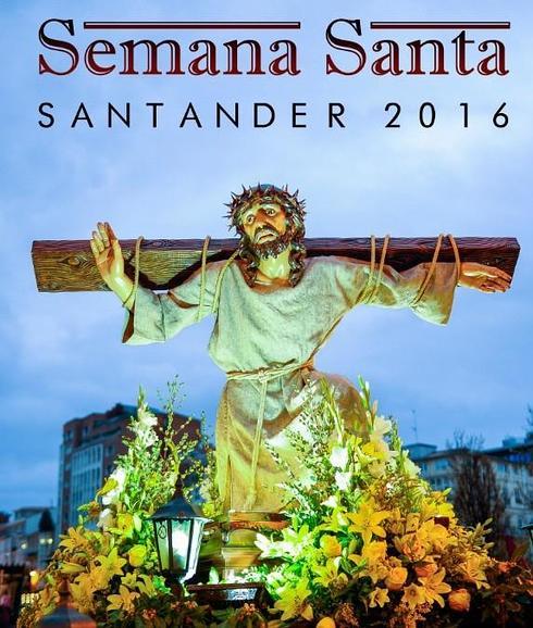 Cartel anunciador de la Semana Santa de Santander.