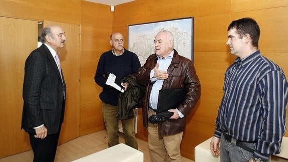 José María Mazón y José Luis Trueba reunidos este jueves