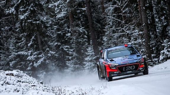 Dani Sordo logra la sexta plaza en Suecia