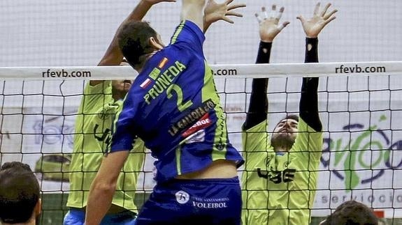 Imagen del partido de ida.