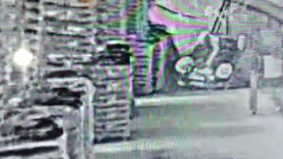 Las cámaras de seguridad de Aspla grabaron el accidente