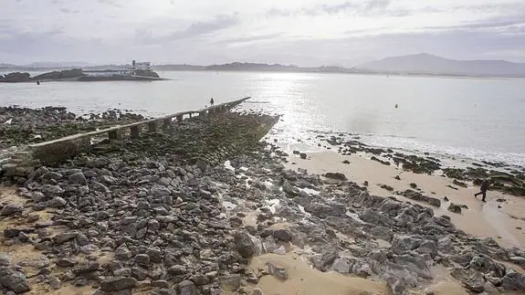 Vista de la playa de La Magdalena.