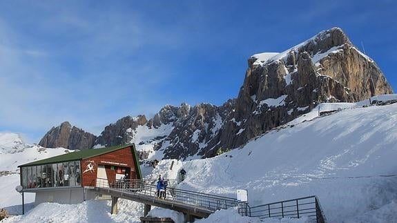 Estación superior del teleférico.