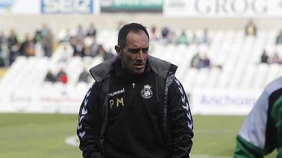 Munitis, antes del partido frente al Guijuelo