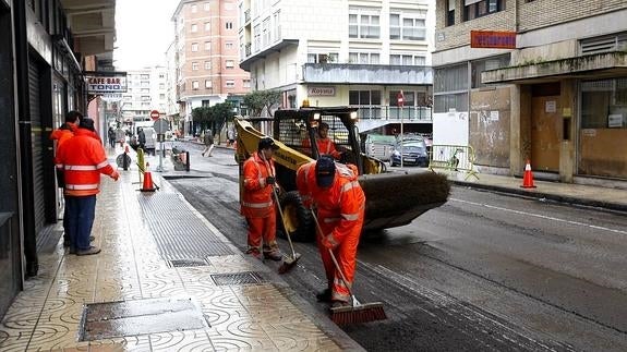 Este lunes han concluido los trabajos en la calle Ceferino Calderón