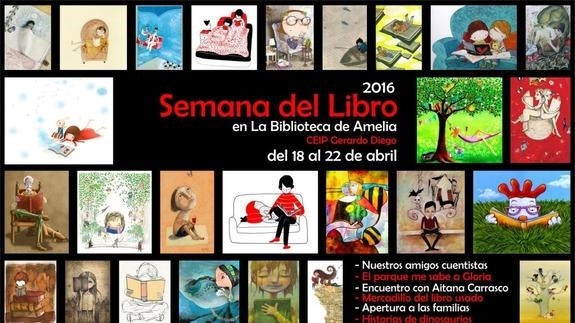 El colegio Gerardo Diego abre sus puertas a la Semana del Libro y saca la poesía a la calle