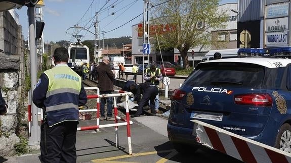 Muere una mujer en Torrelavega arrollada por un tren