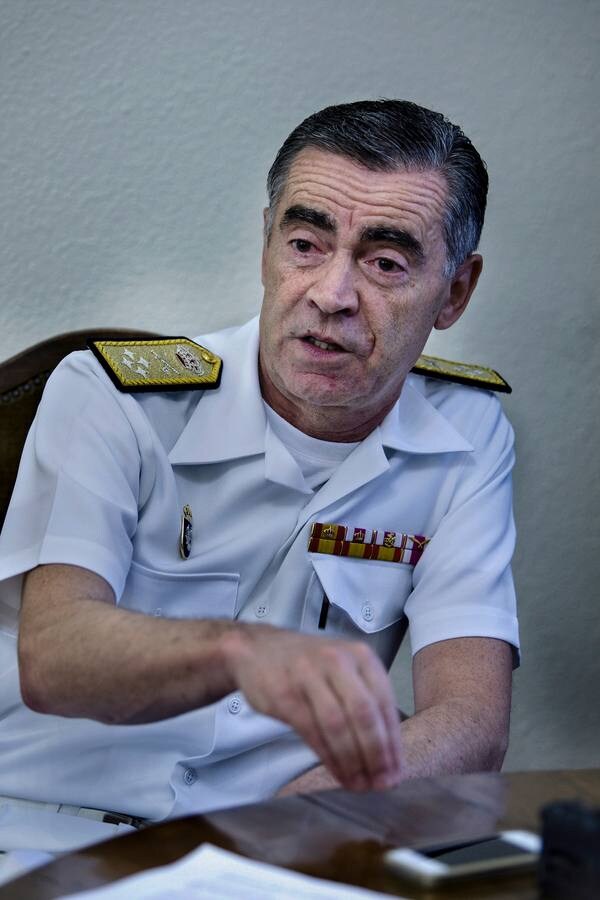El almirante general Fernando García Sánchez. 