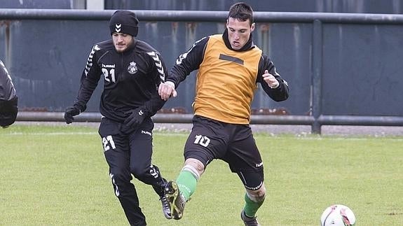 Fede San Emeterio durante un entrenamiento.