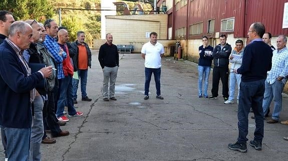 Reunión de la semana pasada de los administradores concursales con los trabajadores.