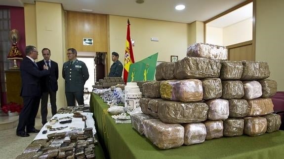 Desmantelan en Cantabria la principal red de entrada de cannabis al norte